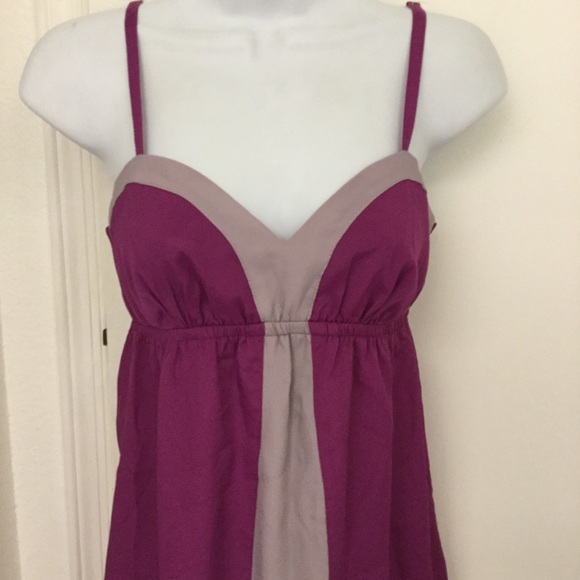 Chloe K Purple & Gray Slip Dress - Picture 2 of 5